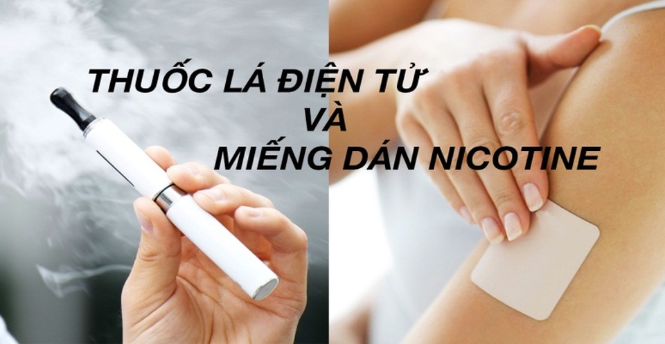 Sử dụng miếng dán nicotine và thuốc lá điện tử có cai được thuốc lá? - 1 Sử dụng miếng dán nicotine và thuốc lá điện tử có cai được thuốc lá? - 1