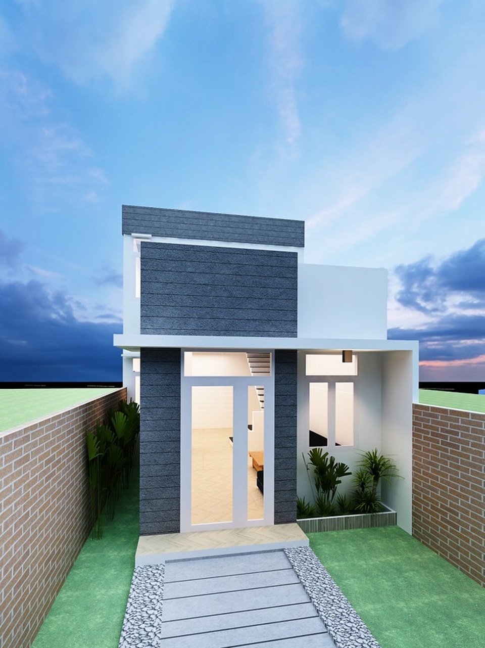 Mẫu nhà cấp 4 rẻ tiền tuyệt đẹp, được ưa chuộng cuối năm 2019 - 7 Mẫu nhà cấp 4 rẻ tiền tuyệt đẹp, được ưa chuộng cuối năm 2019 - 7