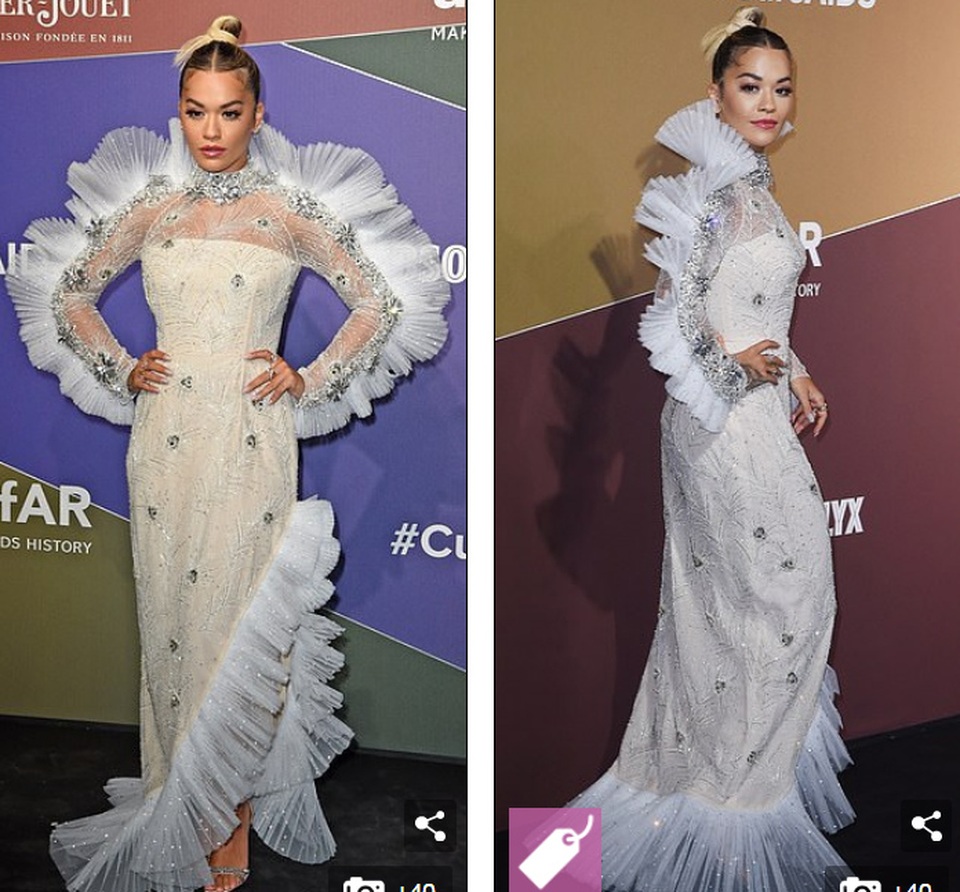Rita Ora khoe eo săn chắc với váy đỏ rực - 8 Rita Ora khoe eo săn chắc với váy đỏ rực - 8