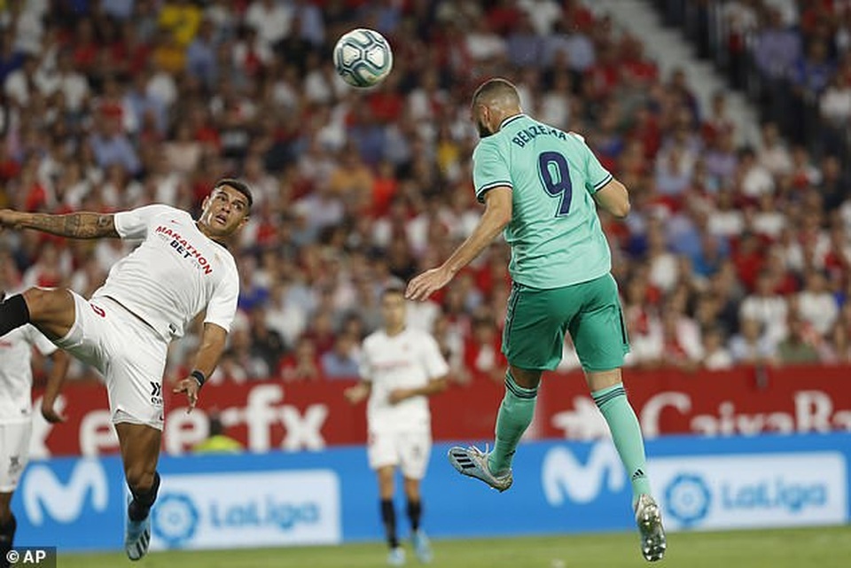 Benzema lập công, Real Madrid nhọc nhằn đánh bại Sevilla - 4 Benzema lập công, Real Madrid nhọc nhằn đánh bại Sevilla - 4