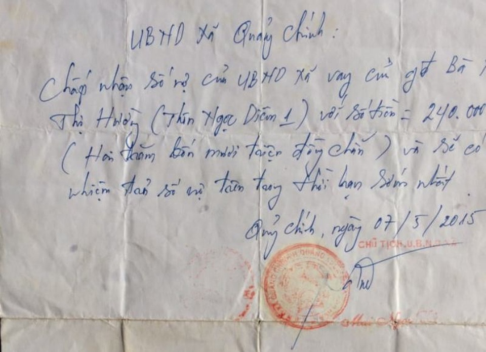 Lạ lùng xã vay cả tỷ đồng của dân không chịu trả - 3