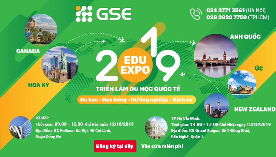 Lợi ích của việc tham gia Triển lãm du học quốc tế Edu Expo 2019 của GSE - 1 Lợi ích của việc tham gia Triển lãm du học quốc tế Edu Expo 2019 của GSE - 1