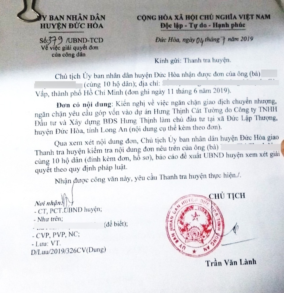 Tiếp tục xử phạt hai dự án bị người dân tố cáo hàng loạt - 2 Tiếp tục xử phạt hai dự án bị người dân tố cáo hàng loạt - 2