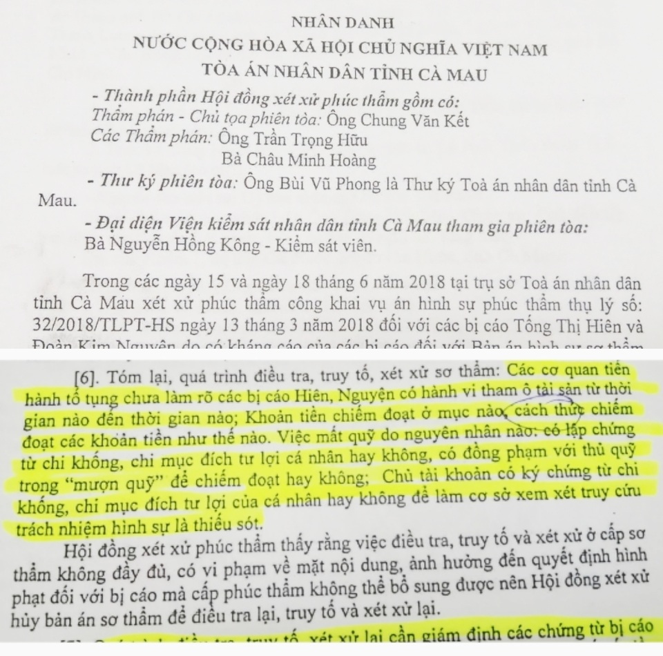 Vụ nguyên kế toán ủy ban thị trấn kêu oan: Viện kiểm sát “xin” rút hồ sơ điều tra bổ sung - 2 Vụ nguyên kế toán ủy ban thị trấn kêu oan: Viện kiểm sát “xin” rút hồ sơ điều tra bổ sung - 2
