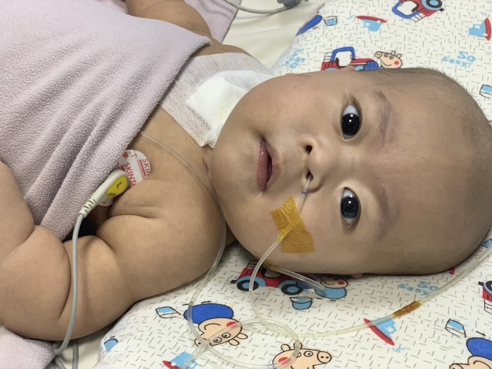 Bé trai bị vi khuẩn tấn công tim được bạn đọc giúp đỡ đang hồi sinh kì diệu - 2 Bé trai bị vi khuẩn tấn công tim được bạn đọc giúp đỡ đang hồi sinh kì diệu - 2
