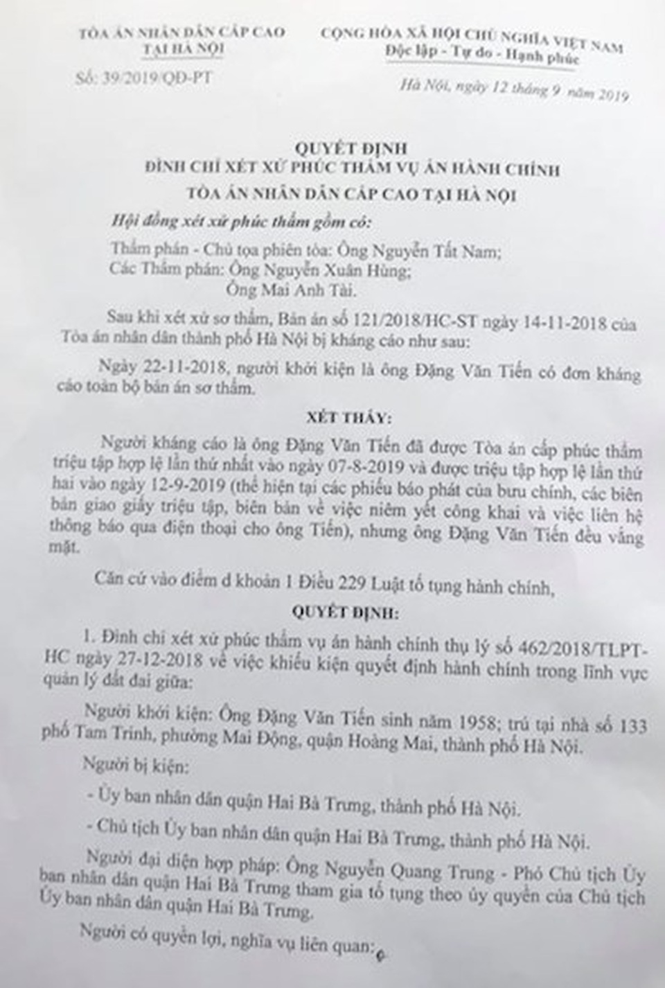 Hà Nội: Phó chủ tịch quận ký văn bản khiến cụ bà 77 tuổi “cạn nước mắt” xin cấp sổ đỏ - 4 Hà Nội: Phó chủ tịch quận ký văn bản khiến cụ bà 77 tuổi “cạn nước mắt” xin cấp sổ đỏ - 4