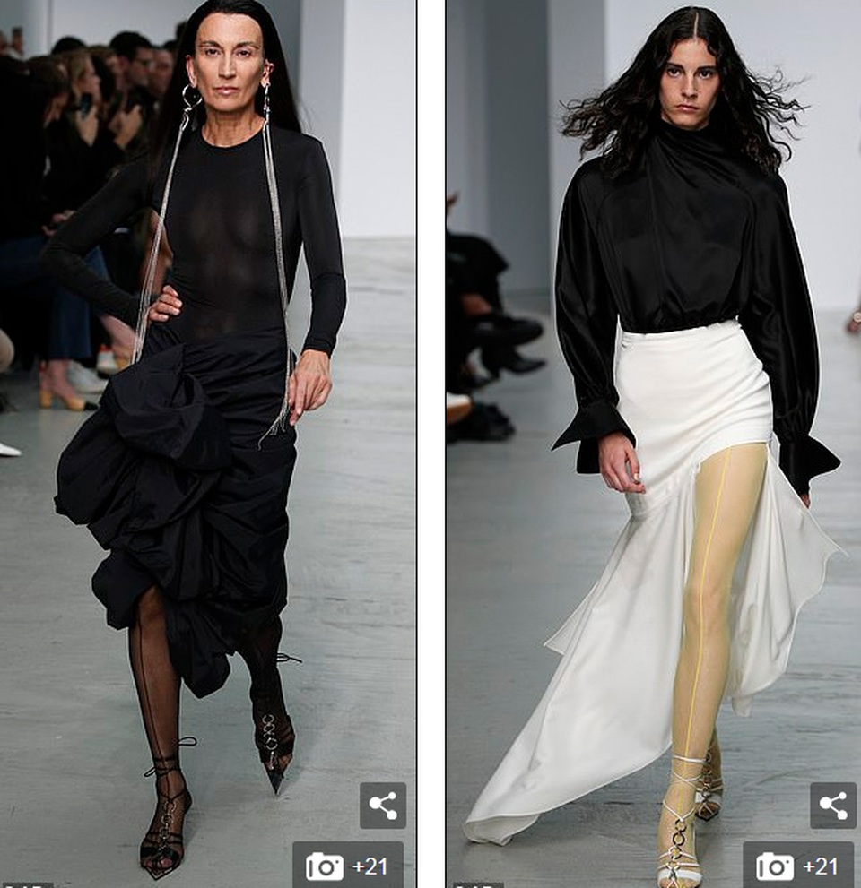 Bella Hadid khoe chân dài trên sàn diễn thời trang - 9