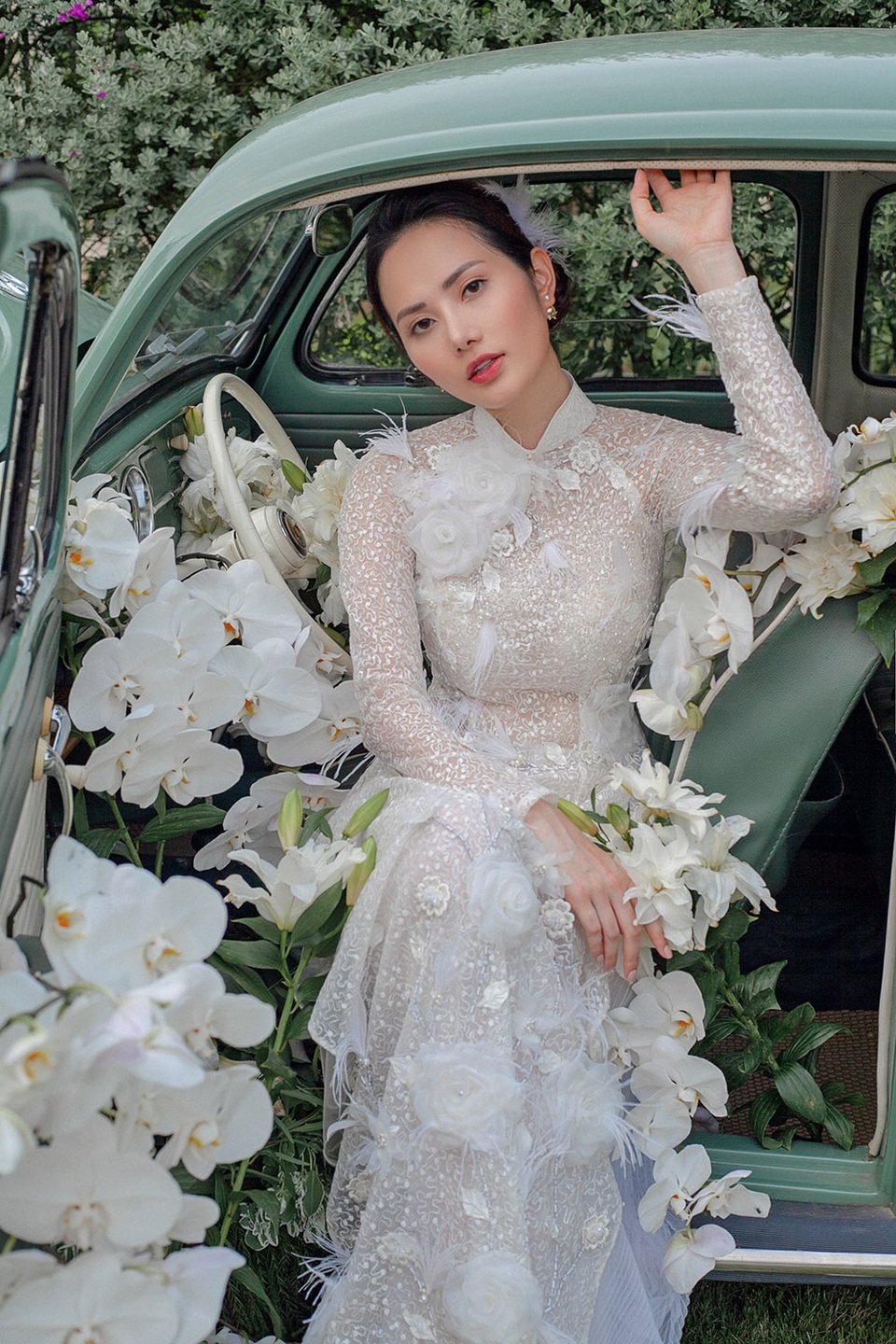 Vừa công khai yêu em chồng Hà Tăng, Linh Rin đã bất ngờ mặc áo dài cưới - 21 Vừa công khai yêu em chồng Hà Tăng, Linh Rin đã bất ngờ mặc áo dài cưới - 21