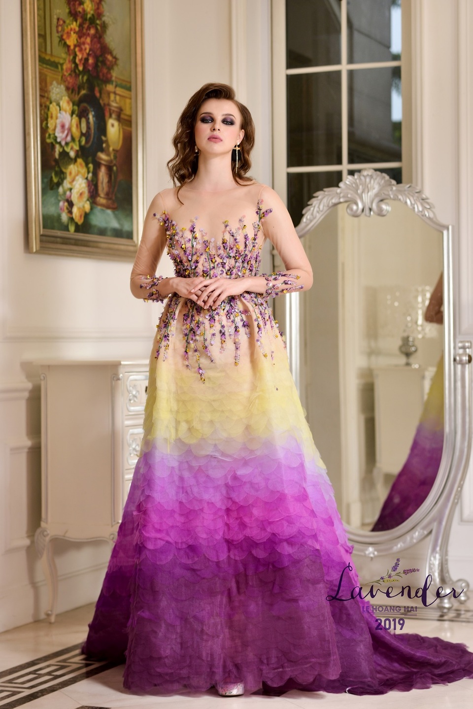 NTK Lê Hoàng Hải giữ đúng lời hứa ra mắt BST mang sắc tím Lavender thống trị mùa Thu - Đông 2019 - 5 NTK Lê Hoàng Hải giữ đúng lời hứa ra mắt BST mang sắc tím Lavender thống trị mùa Thu - Đông 2019 - 5