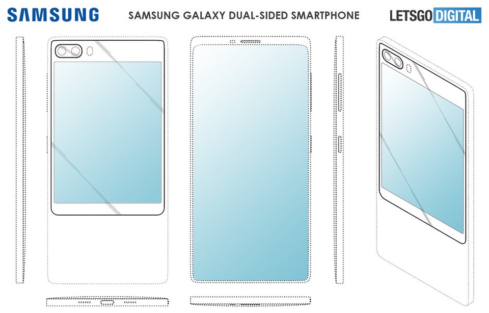 Samsung sẽ trang bị kiểu thiết kế 2 màn hình độc đáo cho Galaxy S11? - 1 Samsung sẽ trang bị kiểu thiết kế 2 màn hình độc đáo cho Galaxy S11? - 1