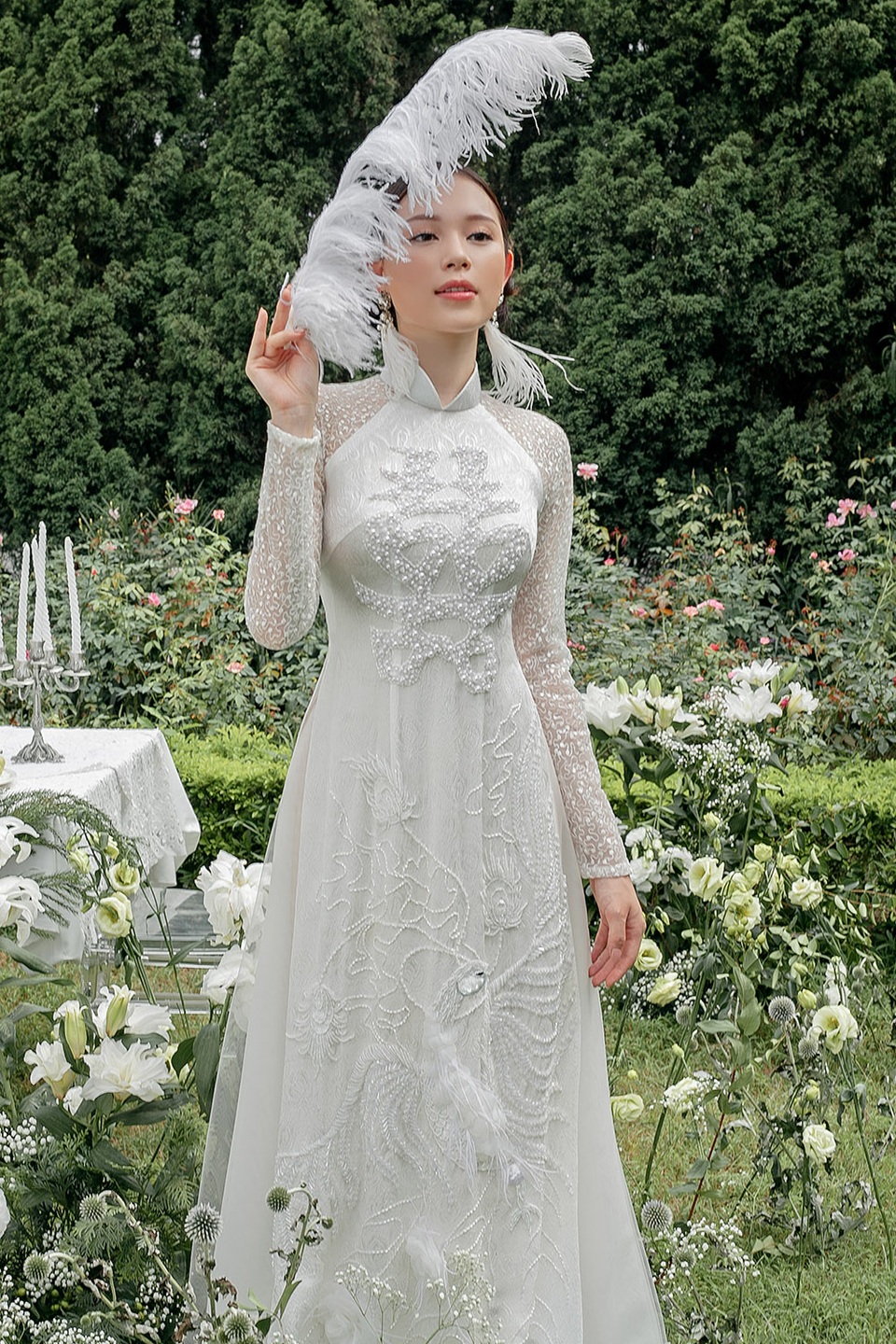 Vừa công khai yêu em chồng Hà Tăng, Linh Rin đã bất ngờ mặc áo dài cưới - 12 Vừa công khai yêu em chồng Hà Tăng, Linh Rin đã bất ngờ mặc áo dài cưới - 12