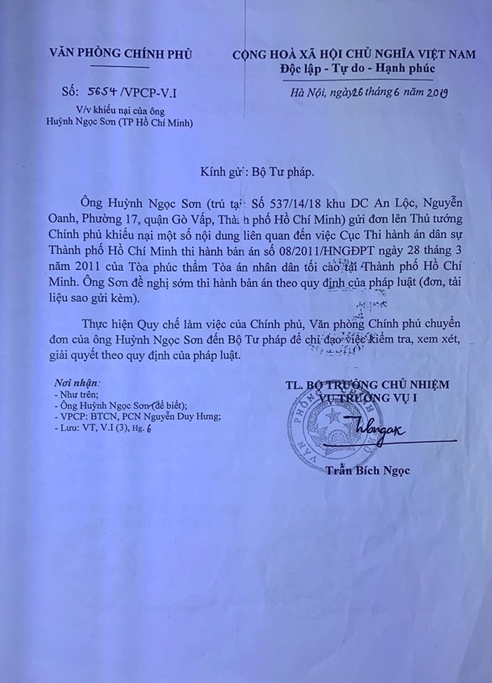 TP.HCM: Bản án có hiệu lực gần 10 năm vẫn “dài cổ” chờ thi hành án! - 10 TP.HCM: Bản án có hiệu lực gần 10 năm vẫn “dài cổ” chờ thi hành án! - 10