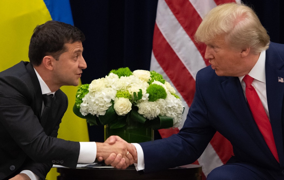 Nhà Trắng công bố cuộc gọi gây bão giữa ông Trump và Tổng thống Ukraine - 1 Nhà Trắng công bố cuộc gọi gây bão giữa ông Trump và Tổng thống Ukraine - 1