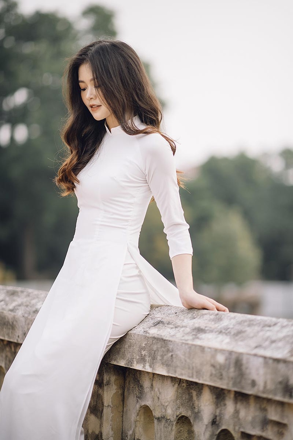 Hot girl ĐH Ngoại thương đẹp như nàng thơ trong bộ ảnh chia tay thời sinh viên - 7 Hot girl ĐH Ngoại thương đẹp như nàng thơ trong bộ ảnh chia tay thời sinh viên - 7