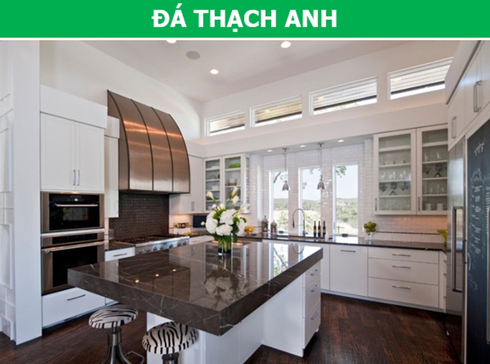 Gợi ý cách lựa chọn vật liệu phù hợp nhất cho mặt bếp nhà bạn - 2 Gợi ý cách lựa chọn vật liệu phù hợp nhất cho mặt bếp nhà bạn - 2
