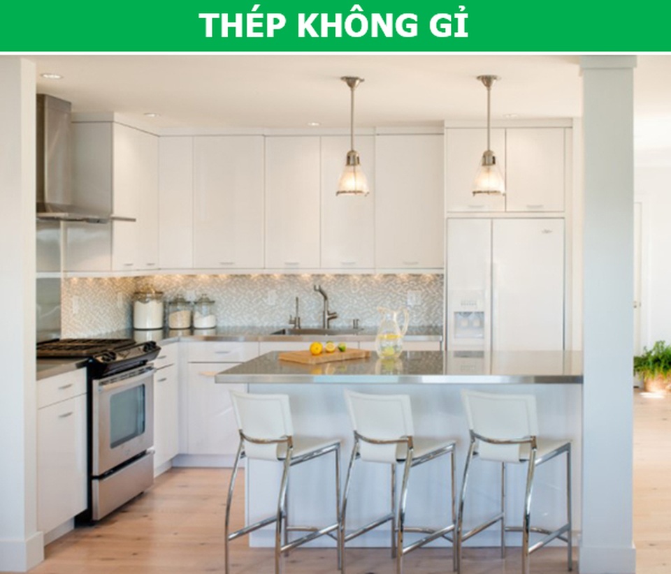 Gợi ý cách lựa chọn vật liệu phù hợp nhất cho mặt bếp nhà bạn - 5 Gợi ý cách lựa chọn vật liệu phù hợp nhất cho mặt bếp nhà bạn - 5