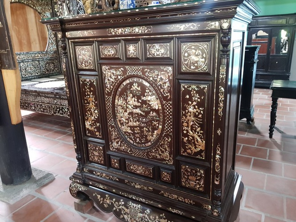 Độc đáo chiếc giường cổ có giá bạc tỷ ở Đồng Tháp - 11