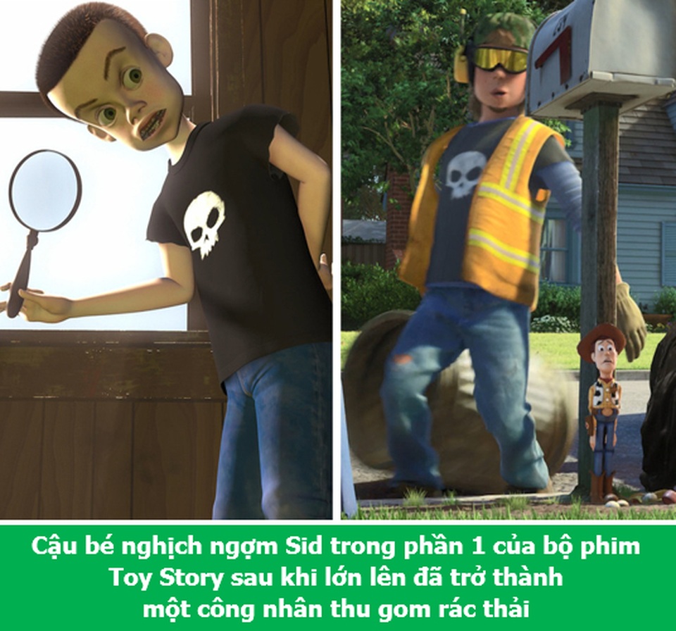 Loạt chi tiết đầy thú vị trong các bộ phim hoạt hình kinh điển  - 9 Loạt chi tiết đầy thú vị trong các bộ phim hoạt hình kinh điển  - 9