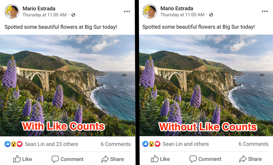 Facebook bắt đầu ngừng hiện số lượng Like, người dùng chán nản - 1 Facebook bắt đầu ngừng hiện số lượng Like, người dùng chán nản - 1