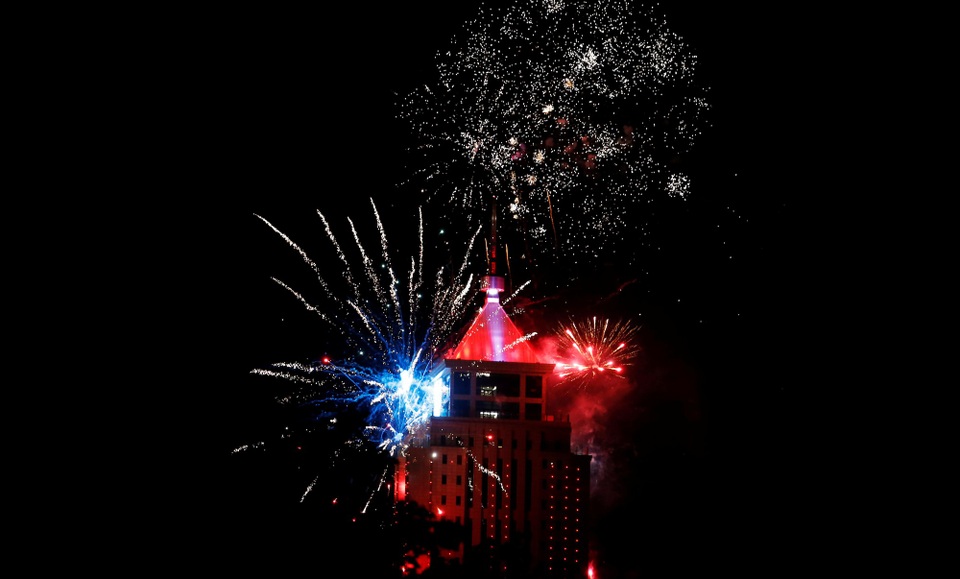 "Bữa tiệc" pháo hoa đón năm mới 2019 trên toàn thế giới - 11
Pháo hoa tại Nairobi, Kenya chào đón năm mới. (Ảnh: Sky)