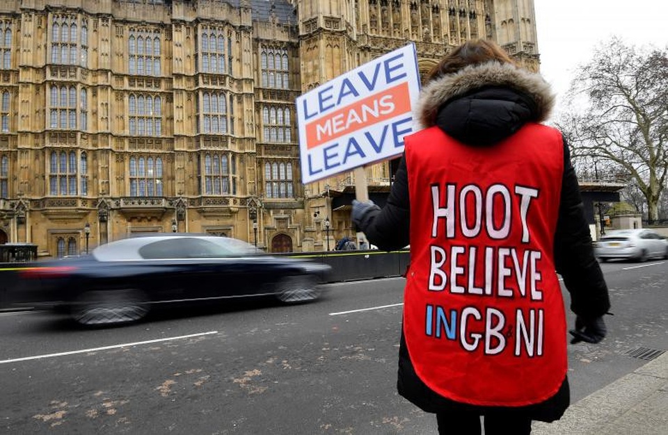 Người Anh xuống đường vì Brexit trước giờ G - Ảnh 12. Người Anh xuống đường vì Brexit trước giờ G - Ảnh 12.