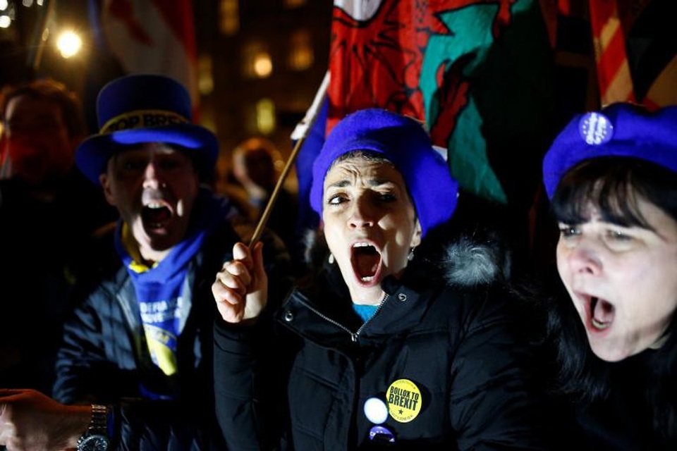 Người Anh xuống đường vì Brexit trước giờ G - Ảnh 21. Người Anh xuống đường vì Brexit trước giờ G - Ảnh 21.