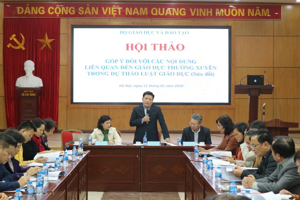 Kiến nghị đưa giáo dục người lớn thành một ngành học trong trường đại học - Ảnh 1. Kiến nghị đưa giáo dục người lớn thành một ngành học trong trường đại học - Ảnh 1.