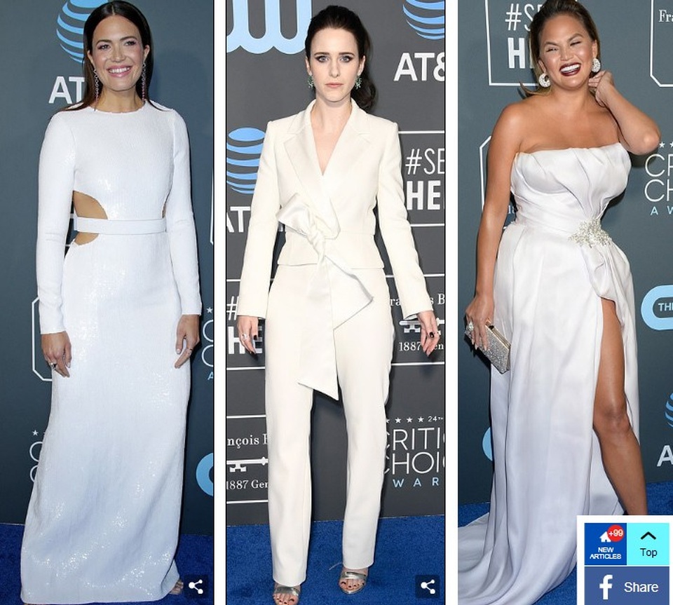 Lady Gaga, Charlize Theron và Emily Blunt lộng lẫy trên thảm đỏ Critics Choice Awards - Ảnh 18. Lady Gaga, Charlize Theron và Emily Blunt lộng lẫy trên thảm đỏ Critics Choice Awards - Ảnh 18.