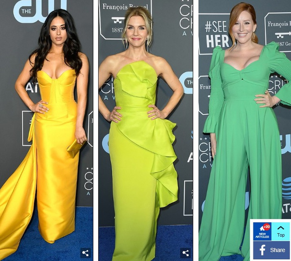 Lady Gaga, Charlize Theron và Emily Blunt lộng lẫy trên thảm đỏ Critics Choice Awards - Ảnh 29. Lady Gaga, Charlize Theron và Emily Blunt lộng lẫy trên thảm đỏ Critics Choice Awards - Ảnh 29.