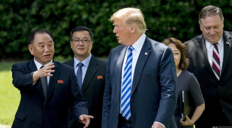 Cánh tay phải của ông Kim Jong-un thăm Mỹ, sắp chốt địa điểm thượng đỉnh Trump - Kim lần 2 - Ảnh 1. Cánh tay phải của ông Kim Jong-un thăm Mỹ, sắp chốt địa điểm thượng đỉnh Trump - Kim lần 2 - Ảnh 1.