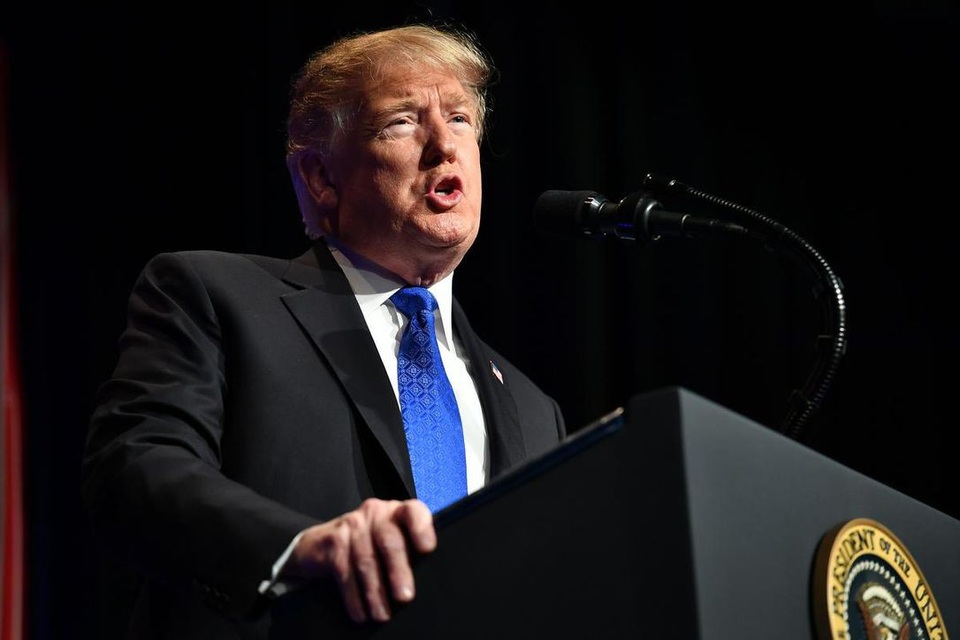 Ông Trump cảnh báo bắn hạ mọi tên lửa của đối phương nhằm vào Mỹ - Ảnh 1. Ông Trump cảnh báo bắn hạ mọi tên lửa của đối phương nhằm vào Mỹ - Ảnh 1.