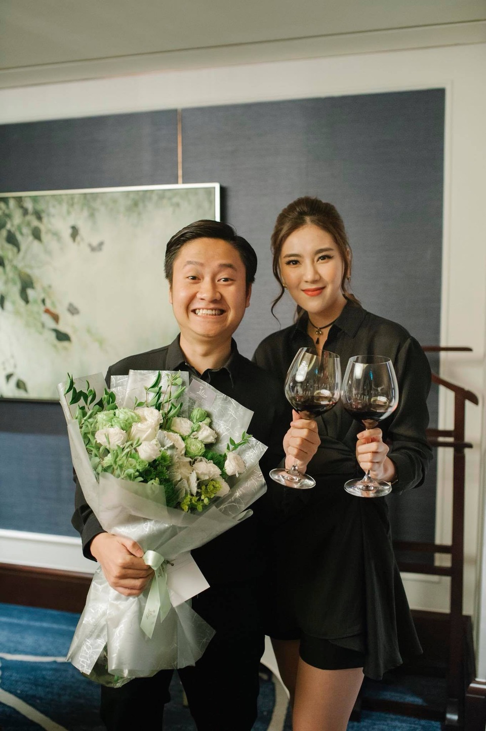 BTV Mai Ngọc: “Bận rộn đến mấy, tôi vẫn luôn vào bếp nấu cơm cho chồng” - 4 Mai Ngọc và ông xã.