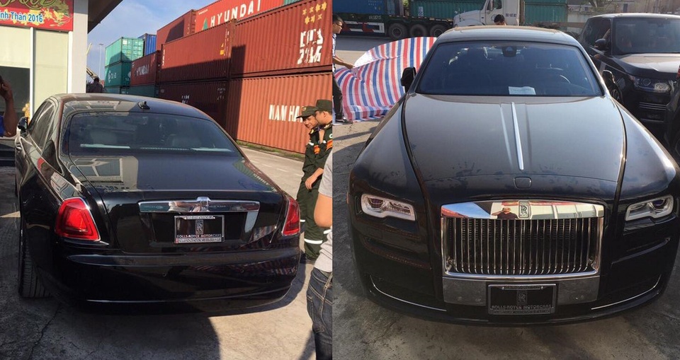 Những đại gia chi triệu đô chơi siêu xe ở Việt Nam - 6 Rolls-Royce Ghost Series II màu đen của thiếu gia Dương Kon