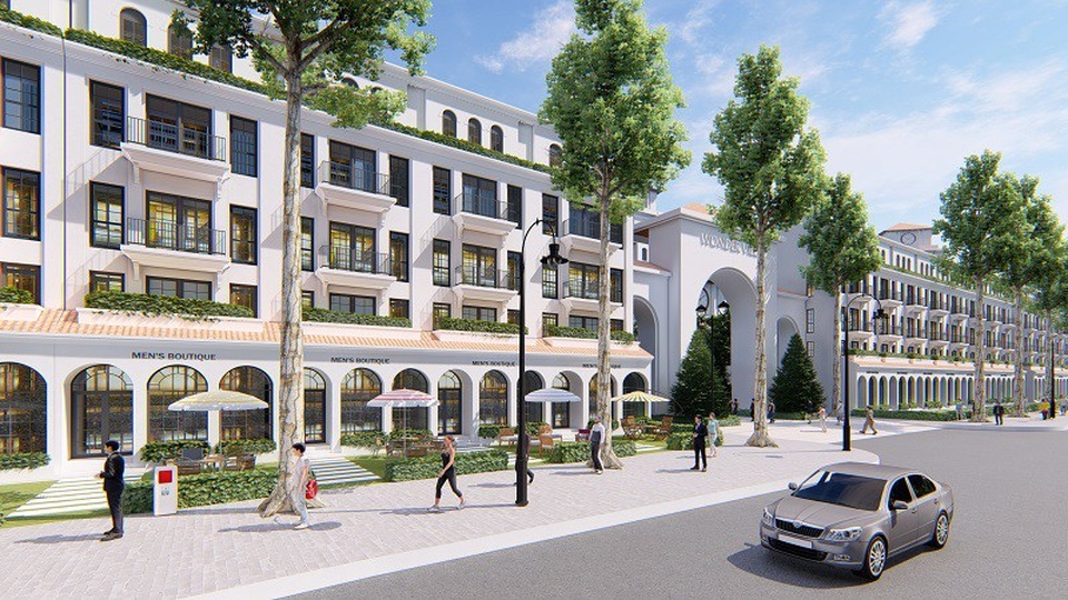 Shophouse – điểm nhấn đắt giá của khu biệt thự Sunshine Wonder Villas - 1 Shophouse sẽ là điểm nhấn đắt giá của dự án Sunshine Wonder Villas