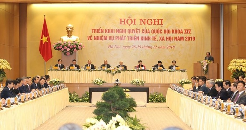 Tuyệt nhiên không được chủ quan, thỏa mãn - 1
Quang cảnh Hội nghị. (Ảnh: Trí Dũng/TTXVN).