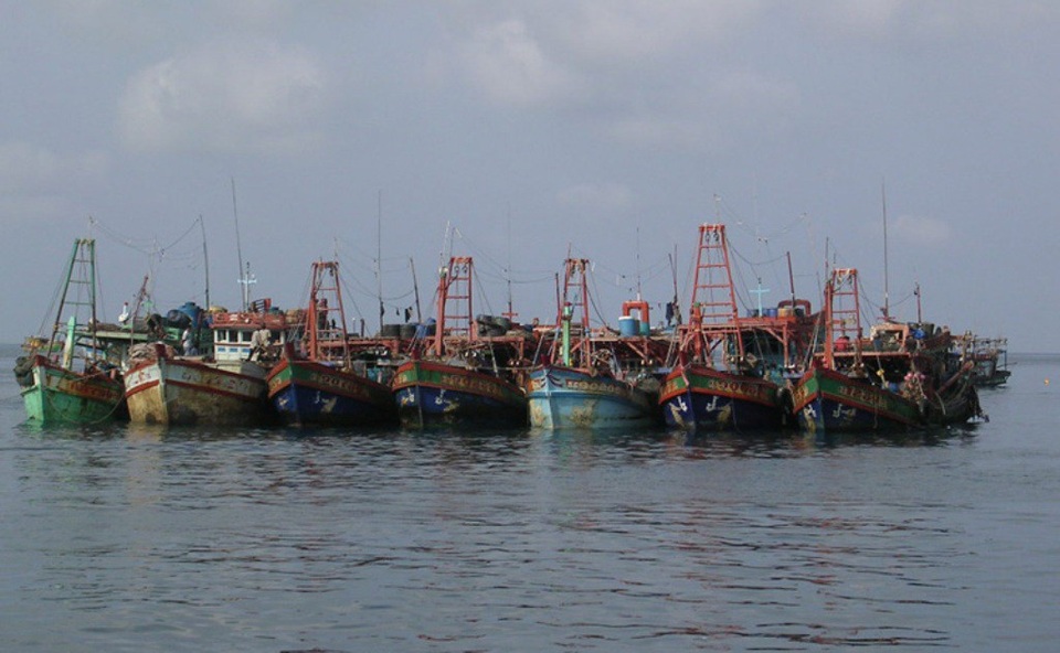 Hơn 3.500 tàu cá Phú Quốc vào bờ tránh bão - 1 Hiện đã có hơn 3.500 tàu thuyền ở Phú Quốc vào tránh bão an toàn