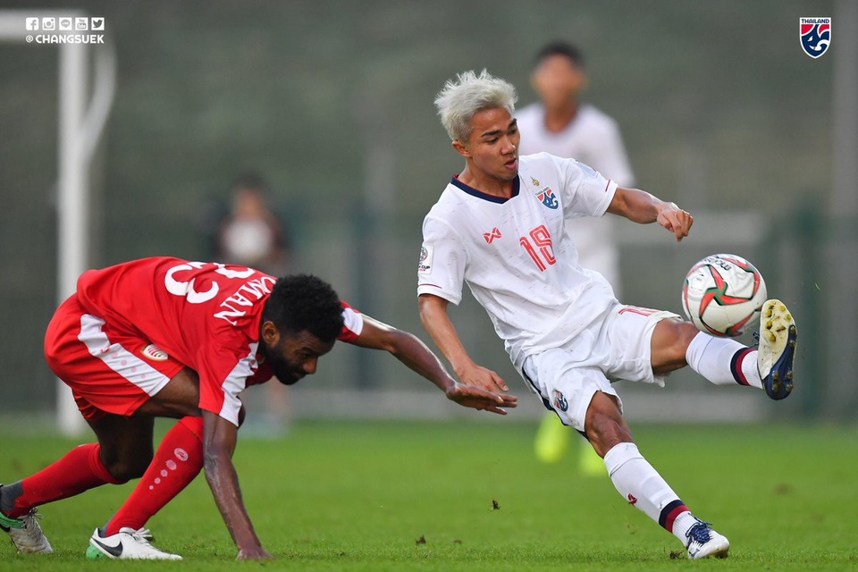 Đội tuyển Thái Lan thua trắng Oman trước thềm Asian Cup 2019 - 2
Đội tuyển Thái Lan (áo trắng) chịu nhiều sức ép ở Asian Cup sau khi không thành công ở AFF Cup