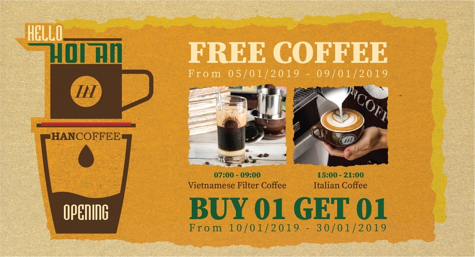HANCOFFEE - Dấu gạch nối giữa 2 miền cổ kính - 4 Hello Hội An – Lời chào thân thương của HANCOFFEE đến phố Hội an yên