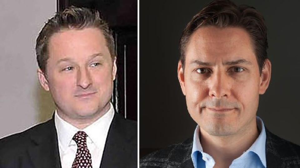 Trung Quốc đã bắt 13 công dân Canada sau vụ "công chúa" Huawei - 1 Michael Spavor (trái) và Michael Kovrig, 2 công dân Canada đang bị Trung Quốc bắt giữ (Ảnh: BBC)