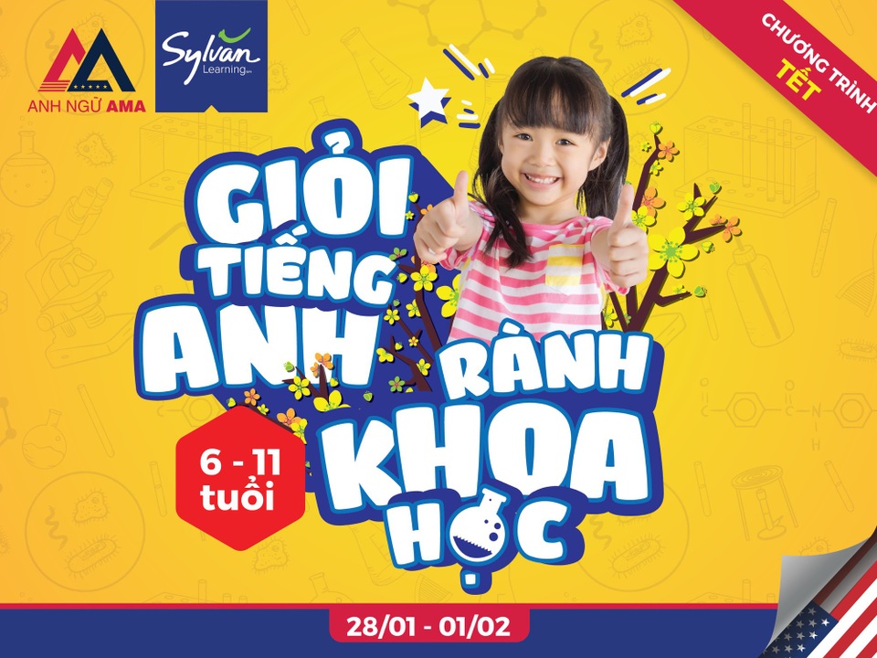 Con nghỉ Tết sớm, biết gửi con ở đâu? - 1
Chương trình Giỏi tiếng Anh, rành khoa học là giải pháp lý tưởng cho ba mẹ và bé.
