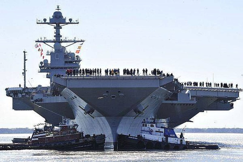 Hải quân Mỹ dự kiến lắp ráp thêm 2 tàu sân bay mới - 1
Hạm đội tàu sân bay Future USS Gerald R. Ford ( CVN 78 ). Nguồn: Naval Sea Systems Command