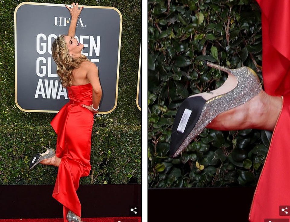 Những bộ váy bị chê xấu trên thảm đỏ Quả cầu vàng - Ảnh 4. Những bộ váy bị chê xấu trên thảm đỏ Quả cầu vàng - Ảnh 4.