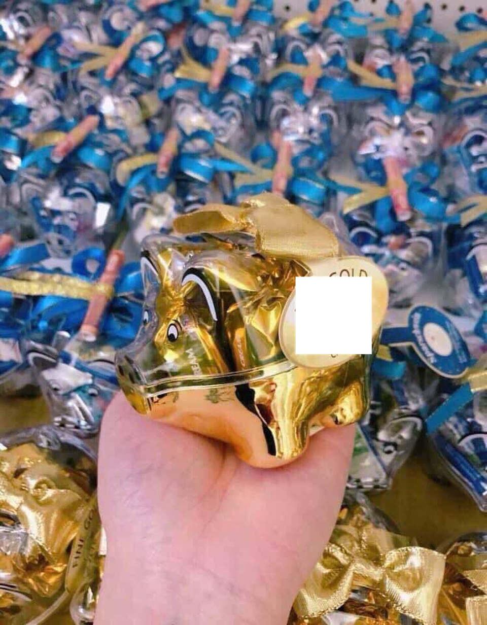 Đua nhau sắm đồ tết linh vật lợn vàng giá tiền triệu - Ảnh 3.