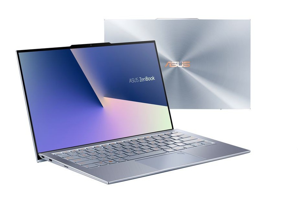CES 2019: Asus trình làng laptop màn hình “tai thỏ” cùng loạt laptop chơi game cấu hình “khủng” - 1 ZenBook S13 với kiểu thiết kế “tai thỏ” để bố trí webcam ở phía trước