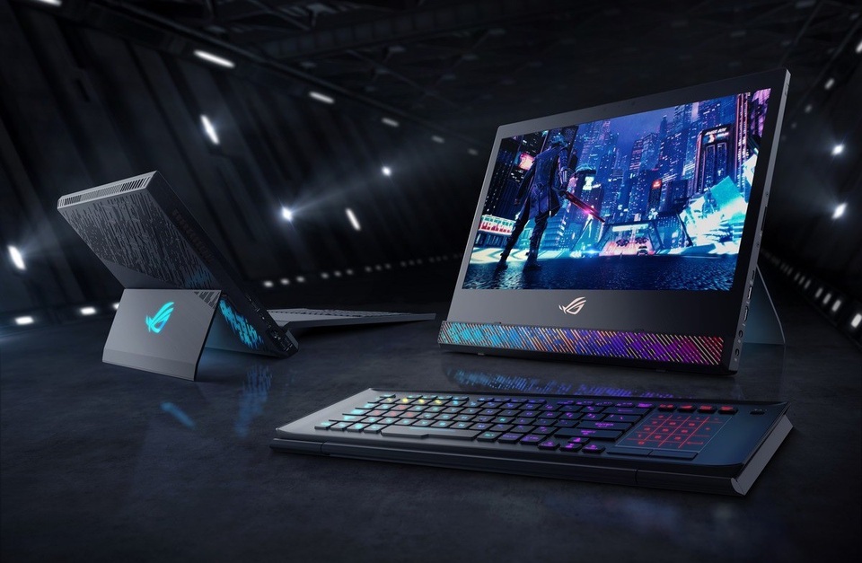 CES 2019: Asus trình làng laptop màn hình “tai thỏ” cùng loạt laptop chơi game cấu hình “khủng” - 2 Bàn phím của ROG Mothership có thể tháo rời để sử dụng tiện lợi hơn nếu muốn
