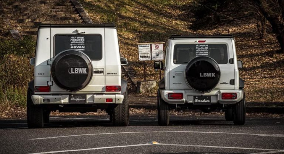 Suzuki Jimny trở thành phiên bản thu nhỏ của Mercedes-Benz G-Class - Ảnh 6. Suzuki Jimny trở thành phiên bản thu nhỏ của Mercedes-Benz G-Class - Ảnh 6.