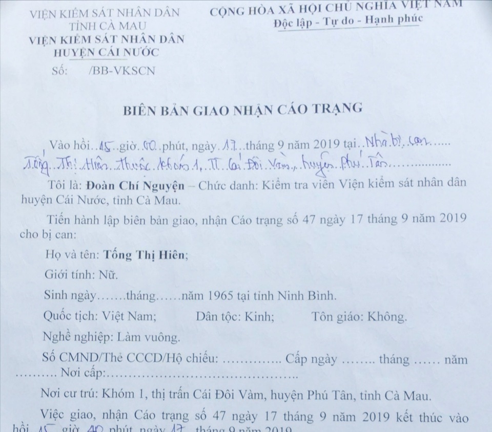 Nguyên kế toán kêu oan, Viện kiểm sát ra cáo trạng lần thứ 10 quyết truy tố tội tham ô - 4 Nguyên kế toán kêu oan, Viện kiểm sát ra cáo trạng lần thứ 10 quyết truy tố tội tham ô - 4