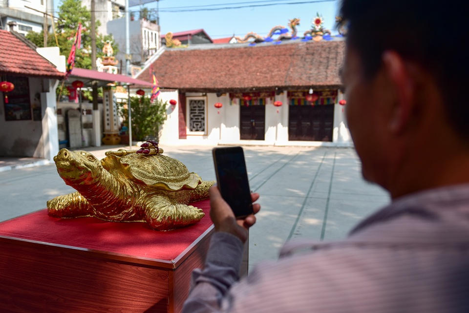 Mục sở thị cụ rùa mạ vàng 9999, giá trăm triệu đồng không bán - 14 Mục sở thị cụ rùa mạ vàng 9999, giá trăm triệu đồng không bán - 14