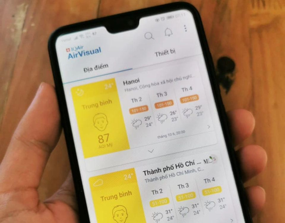 AirVisual chặn người dùng Việt vì hứng chịu bão đánh giá 1 sao - 1 AirVisual chặn người dùng Việt vì hứng chịu bão đánh giá 1 sao - 1