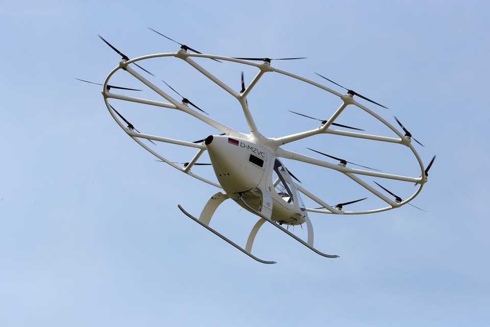 Volocopter triển khai dịch vụ taxi trực thăng ở Singapore - 1 Volocopter triển khai dịch vụ taxi trực thăng ở Singapore - 1